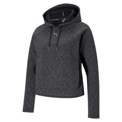 суичър,дамски,блузи,puma,evostripe,hoodie,black,(puma,black,heather)