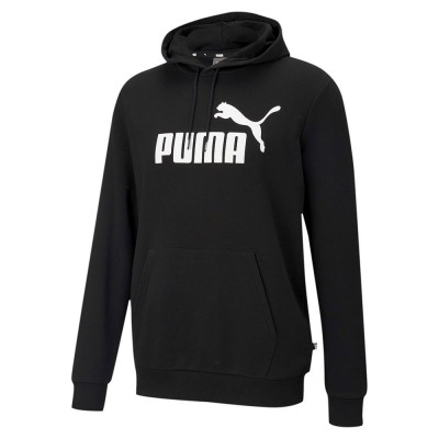 суичър,мъжки,пуловери,puma,essential,big,logo,hoodie,black