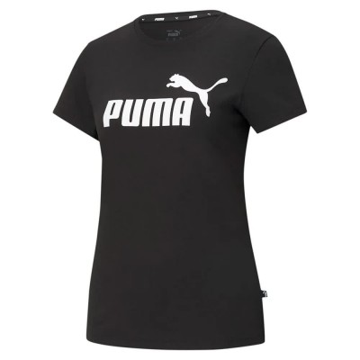 тениска,дамски,тениски,puma,essential,logo,short,sleeve,t,shirt,puma,black,(black)