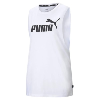 тениска,дамски,тениски,puma,essential,cut,off,logo,sleeveless,t,shirt,puma,white