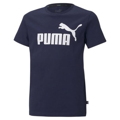 тениска,детски,тениски,puma,essential,logo,short,sleeve,t,shirt,peacoat,(blue)