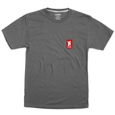 тениска,мъжки,тениски,chrome,vertical,red,logo,short,sleeve,t,shirt,charcoal,red,(grey)