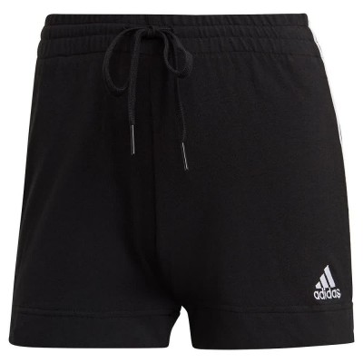 къси,панталони,дамски,панталони,adidas,essentials,slim,3,stripe,shorts,black,(black,white)
