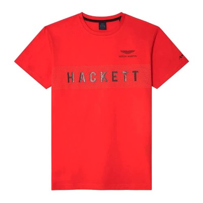 тениска,мъжки,тениски,hackett,aston,martin,short,sleeve,t,shirt,red