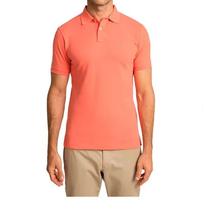 мъжки,блузи,с,яка,hackett,slim,fit,logo,short,sleeve,polo,orange,(coral)