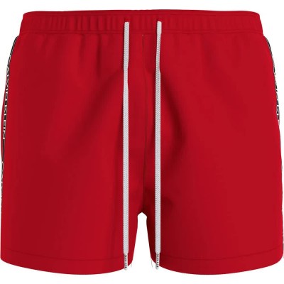 бански,гащета,мъжки,бански,костюми,calvin,klein,swimming,shorts,red,(fierce,red)
