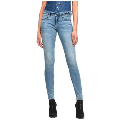 дънки,дамски,панталони,g,star,3301,mid,waist,skinny,jeans,blue,(lt,indigo,aged)