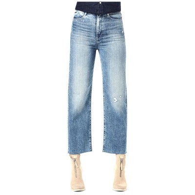 дамски,дънки,дамски,панталони,g,star,tedie,ultra,high,waist,straight,ripped,ankle,jeans,blue