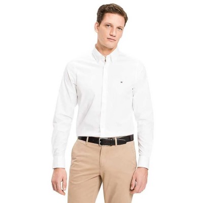 риза,с,дълъг,ръкав,мъжки,ризи,tommy,hilfiger,core,stretch,slim,poplin,long,sleeve,shirt,white,(bright,white)