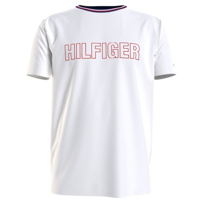 мъжка,тениска,мъжки,пижами,tommy,hilfiger,crew,t,shirt,white