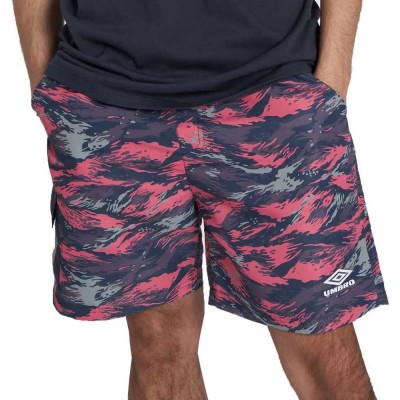бански,гащета,мъжки,бански,костюми,umbro,resort,beach,swimming,shorts,indian,ink,pink,lift,(blue)