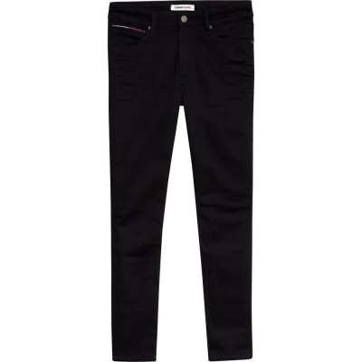 дънки,мъжки,панталони,tommy,jeans,simon,skinny,jeans,new,black,stretch,(black)