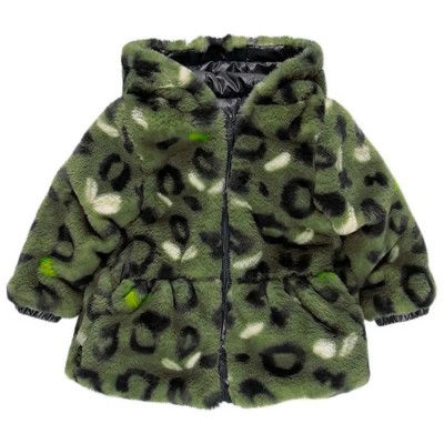 палто,детски,якета,и,палта,boboli,animal,print,coat,green