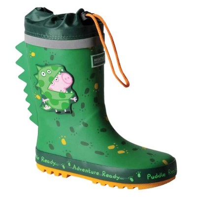 обувки,дамски,боти,мъжки,боти,regatta,peppa,puddle,welly,boots,green,(dino,green)