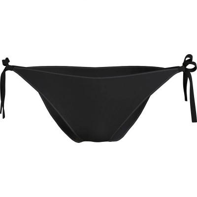 дамски,бански,костюми,calvin,klein,string,tie,side,bikini,bottom,pvh,black,(black)
