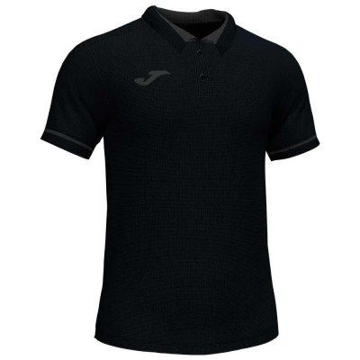дамски,блузи,с,яка,мъжки,блузи,с,яка,joma,championship,vi,short,sleeve,polo,black,(black,anthracite)