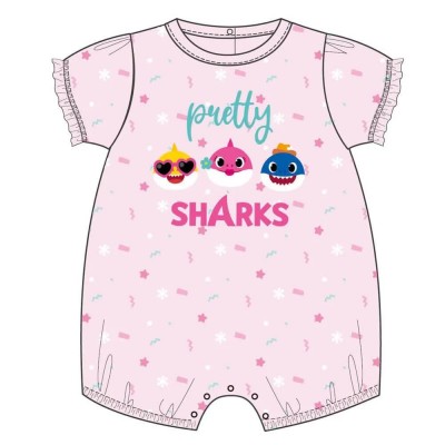 детски,облекла,за,момичета,cerdá,baby,shark,short,sleeve,body,pink,(pink)