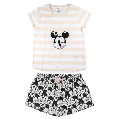 пижама,детски,пижами,disney,minnie,short,sleeve,pyjama,black,pink,(white)