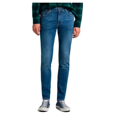 дънки,мъжки,панталони,lee,malone,jeans,mid,worn,martha,(blue)