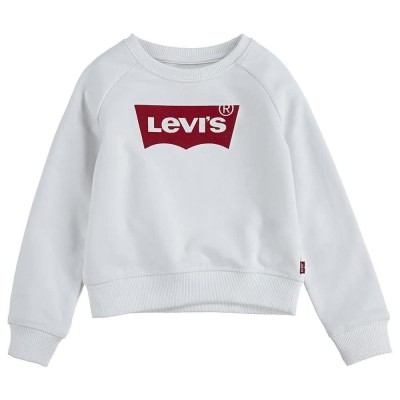 блуза,детски,блузи,levi´s,®,key,item,logo,crew,sweatshirt,white,(white,red)