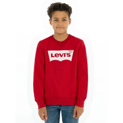 блуза,детски,блузи,levi´s,®,batwingneck,sweatshirt,red,(levis,red,white)