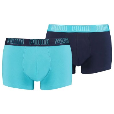 боксерки,мъжко,бельо,puma,basic,boxers,2,units,blue,(aqua,blue)