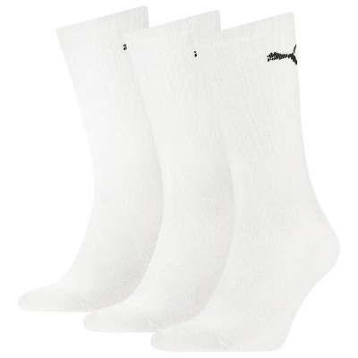 чорапи,мъжки,чорапи,puma,sport,crew,lightweight,socks,3,pairs,white,(white)