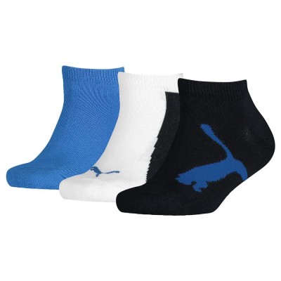 чорапи,детски,чорапи,puma,bwt,sneaker,socks,3,pairs,multicolor,(navy,white,strong,blue)