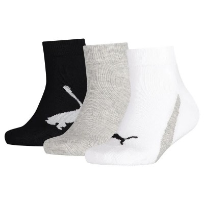 чорапи,детски,чорапи,puma,bwt,quarter,short,socks,3,pairs,multicolor,(white,grey,black)