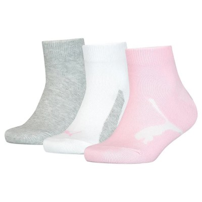 чорапи,детски,чорапи,puma,bwt,quarter,short,socks,3,pairs,pink,grey,(multicolor)