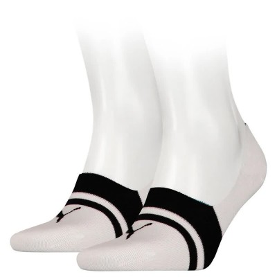 чорапи,мъжки,чорапи,puma,heritage,no,show,socks,2,pairs,white,black,(white)