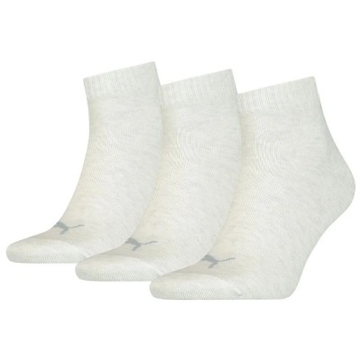 чорапи,мъжки,чорапи,puma,plain,quarter,short,socks,3,pairs,grey,(oatmeal)