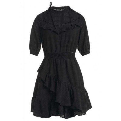 дамски,дънки,дамски,поли,и,рокли,salsa,jeans,textured,short,dress,black