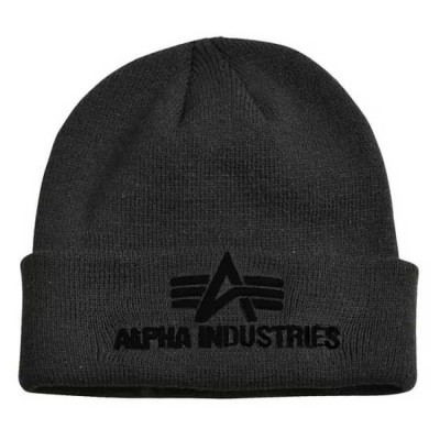 шапка,всички,шапки,alpha,industries,3d,beanie,black