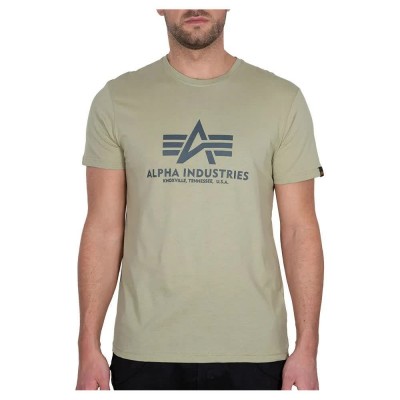 тениска,мъжки,тениски,alpha,industries,basic,short,sleeve,t,shirt,light,olive,(green)