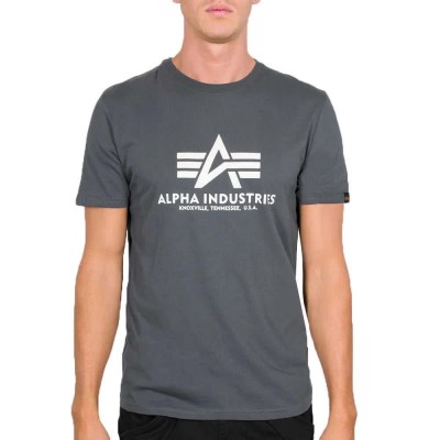 тениска,мъжки,тениски,alpha,industries,basic,short,sleeve,t,shirt,greyblack,(grey)