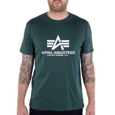 тениска,мъжки,тениски,alpha,industries,basic,short,sleeve,t,shirt,navy,green,(green)