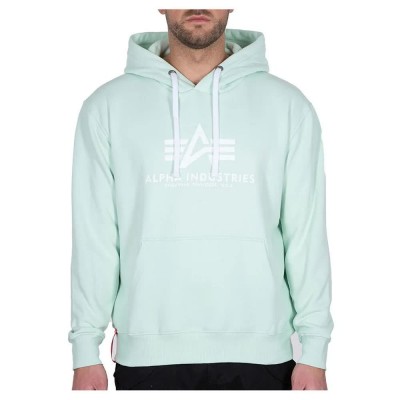 суичър,мъжки,пуловери,alpha,industries,basic,hoodie,mint,(green)