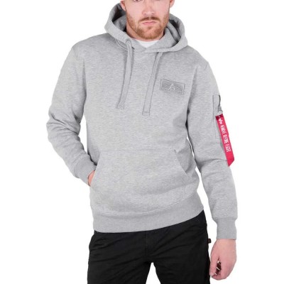 суичър,мъжки,пуловери,alpha,industries,red,stripe,hoodie,grey,heather,(grey)