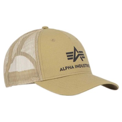 шапка,всички,шапки,alpha,industries,basic,trucker,cap,brown,(sand)