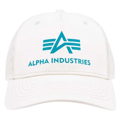 шапка,всички,шапки,alpha,industries,basic,trucker,cap,jet,stream,white,(white)