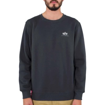 блуза,мъжки,пуловери,alpha,industries,basic,small,logo,sweatshirt,navy,(blue)