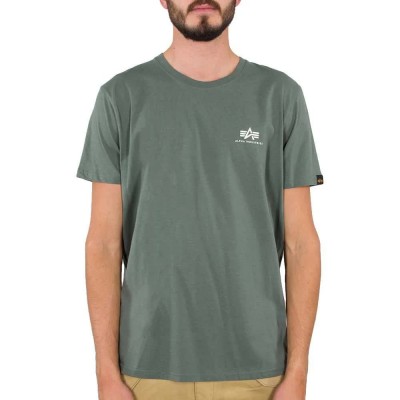 тениска,мъжки,тениски,alpha,industries,basic,small,logo,short,sleeve,t,shirt,vintage,green,(green)