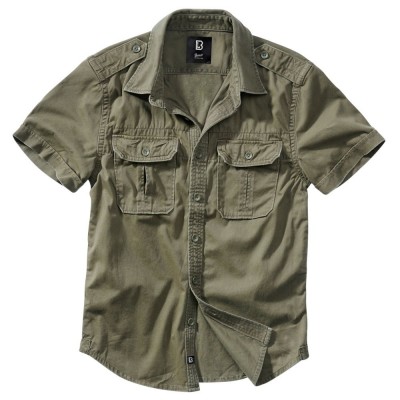 мъжка,риза,с,къс,ръкав,мъжки,ризи,brandit,vintage,short,sleeve,shirt,green