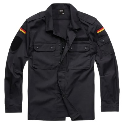 риза,с,дълъг,ръкав,мъжки,ризи,brandit,bw,field,long,sleeve,shirt,black,(black)