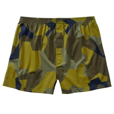боксерки,мъжко,бельо,brandit,boxers,green,(swedisch,camo,m90)