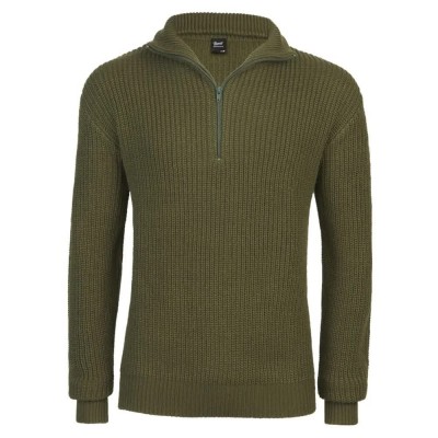 блуза,мъжки,пуловери,brandit,marine,troyer,sweater,olive,(green)