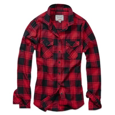 риза,с,дълъг,ръкав,дамски,блузи,дамски,ризи,brandit,amy,flannel,long,sleeve,shirt,red,black,(red,black)