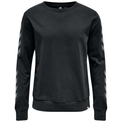 блуза,дамски,блузи,hummel,legacy,chevron,sweatshirt,black,(black)