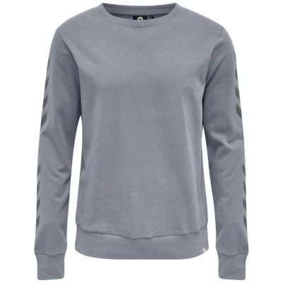 блуза,дамски,блузи,hummel,legacy,chevron,sweatshirt,grey,melange,(grey)